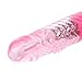 Hibye Turn beads Body Wand Massager Electric Waterproof Vibrator - Cordless Personal Wand Massager Handheld for Female & couple muscle soreness recovery (Pink)
