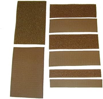 Uniform Hook and Loop Kit - Coyote Brown - Uniform Side and Patch Side Both Included - Coyote Brown