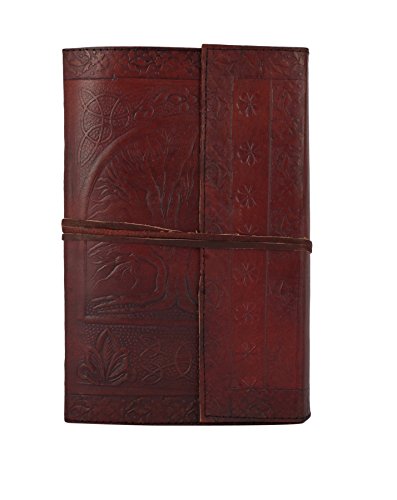 Rustic town handmade vintage antique looking genuine leather jour…