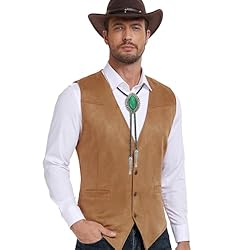 Vintage Stone Bolo Tie for Men Handmade Cowboy