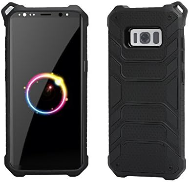 Marvotek Spider-Man Design Samsung Galaxy S8 Case, Shockproof Protective, Hard Shell and Rubber Shell Double Protection Black