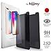 Homy Privacy Screen for iPhone X XS 5.8 inch [2Pack] Premium Japanese Tempered Glass: 1x Black Out Dark Security, 1x Tinted High Clarity Anti Spy Private, BONUS 2x Camera Lens Protector, Case Friendly