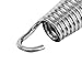Machrus Upper Bounce Heavy-Duty Galvanized Steel Trampoline Springs 3.5-9 Inch - with Spring Pull T Hook Tool for Installation - Premium Quality Stainless Steel Trampoline Springs - Set of 15