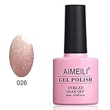 AIMEILI Soak Off UV LED Gel Nail Polish - VIP Mocca (026) 10ml