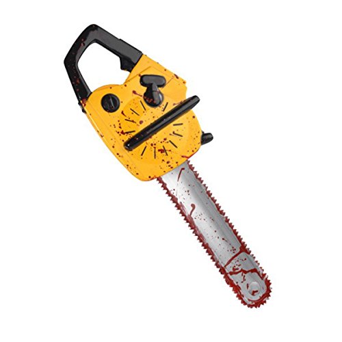 28.5" Halloween Fancy Dress Party Costume Accessory Bloody Chainsaw W/ Sounds
