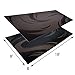 Stylish Camping Reversible Outdoor Patio/RV Camping Mat (Black/Brown, 8-Feet x 18-Feet)