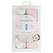 SwaddleMe Original Swaddle – Size Small, 0-3 Months, 2-Pack (Pink Polka Whale)