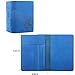 SanSiDo RFID Blocking Leather Passport Cover Passport Holder Travel Wallet Passport Wallet Case - FULL GRAIN LEATHER (Blue Sky)