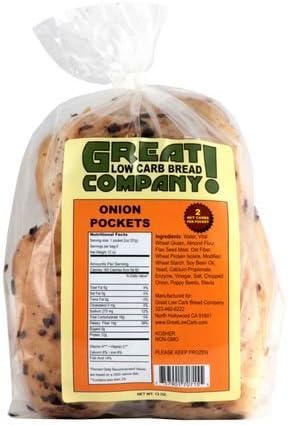Great Low Carb Bread Co. - Onion Pockets by Great Low Carb Bread Co.