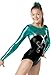 Balera Gymnastics Long Sleeve Leotard Metallic Swirls