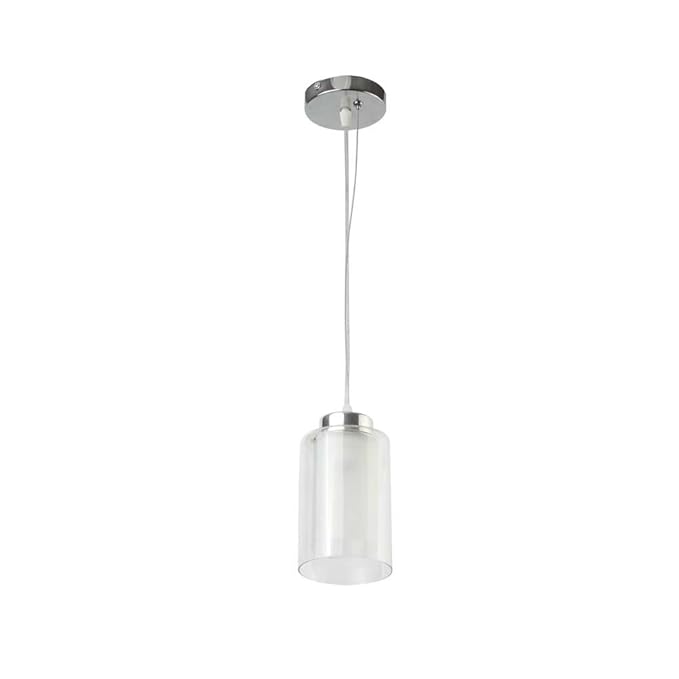 LeArc Designer Lighting : HL3785-1 : Single Glass Metal Pendent