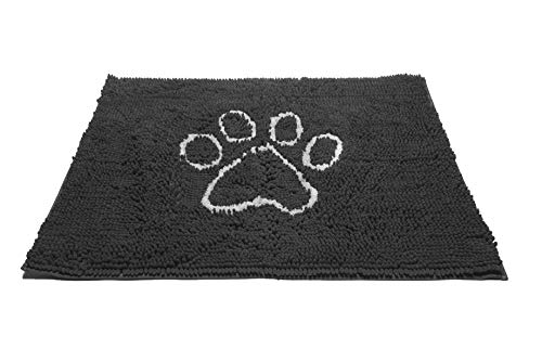 Dog Gone Smart Pet Products Dirty Dog Doormat, Large, Black Hue W/Light Grey