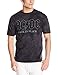 Liquid Blue Men's AC/DC Black In Black Short Sleeve T-Shirt, Grey, X-Large