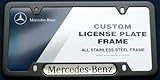 Genuine Mercedes Benz Black License Plate Frame
