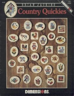 Cross Stitch Counted Country Quickies (Dimensions - #239 - Counted Cross Stitch) by Brian Jackins (Pamphlet)