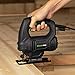 Jigsaw, 3.8A 3000 SPM, 6.56feet（2M）Cord Length, Variable Speed 1-6 Bevel Angle 0°-45°,Pure Copper Motor,With 1PC Wood Saw blade, 1PC HSS steel Saw blade_GP78121