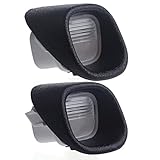 HERCOO License Plate Lights Lamp Lens Left Right Hand Housing Compatible with 1998-2005 Chevrolet Blazer Chevy S10 GMC Jimmy GMC Sonoma Oldsmobile Bravada Pickup Truck Rear Step Bumper, Pack of 2