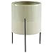 Amazon Brand – Rivet Mid-Century Ceramic Planter with Iron Stand 14