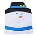 VALORCASA Christmas Snowman Chair Covers Set of 4,Novelty Party Holiday Dining Chair Slipcovers for Kitchen,Bar or Restaurant,23
