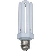 lumenivo 65W CFL Bulb E39 Mogul Base Fluorescent Bulb Incandescent 300W Equivalent CFL Quad Tube 4U 65W for Security Lighting Fixtures - 6500K Daylight - 1 Pack