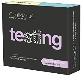 Confidante Home STI Test Kit - Test for 10 of the most common STIs in one sample by Confidante
