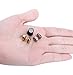 Jstyle Jewelry Stainless Steel Women Stud Earrings for Men Cool Ear Plugs Piercings, 3 Pairs a Set