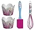 Zak! Designs 4-Piece Tiny Chef Cupcake Baking Set with Elsa & Anna from Frozen