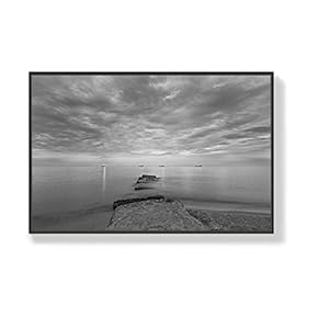 Canvas Wall Art for Living Room, Bedroom Seaside Framed Canvas Prints for Home Decoration Ready to Hang - 16x24 inches