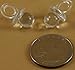 Small Clear Acrylic Baby Pacifiers to Decorate Baby Shower Favors - 144 Pieces - Size: 1/2