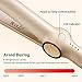 Hair Curling Iron and Straightener 2 in 1 Professional Hair Curler Tourmaline Ceramic Twisted Flat Iron Dual Voltage for Travelthumb 3