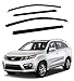 Safe Smoke Window Visor Sun Rain Vent Guard 4 Pcs Set for 2010~2015 Sorento Out Channel Visor
