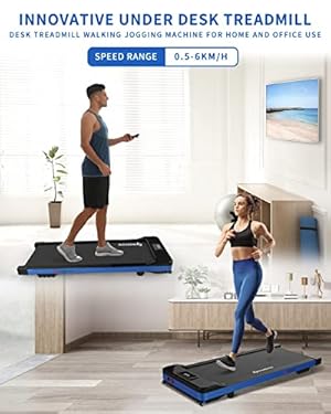 thumbnail image 2 of Walking Pad With 10% Incline, Walking Pad Treadmill For Home And Office, Portable Under Desk Treadmills 320/265 Lbs Capacity, APP & Remote Control 2 of 11