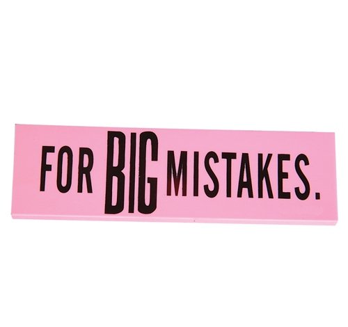 5.5" x 1.5" x .25" BIG MISTAKE ERASER, Case of 240