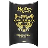The World's Most Exclusive Coffee, 100% Genuine Kopi Luwak Specialty Arabica Ground Gourmet Coffee (10g sachet)