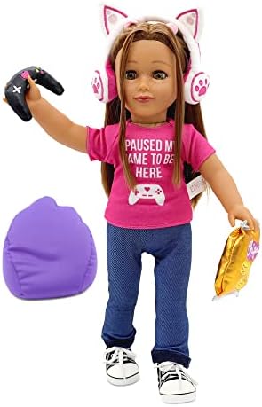 Playtime By Eimmie 18 Inch Doll Clothes And Accessories Gamer Girl playtime-by-eimmie-18-inch-doll-clothes-and-accessories-gamer-girl