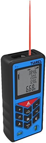 Handheld Laser Distance Measurer with Blacklit Display By Tuirel (Up to 230 Ft Range)