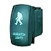 STVMotorsports® Laser Blue Rocker Switch Sasquatch Lights 20A 12V On/Off LED Light