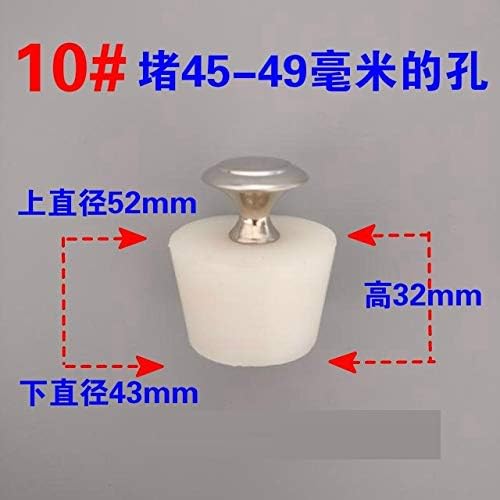 sweeTvT Drain Stoppers,Mop Pool Plugging Water Tank Kitchen Sink Old-Fashioned Water Pipe Sealing Insect Proof Deodorant, 45-49Mm