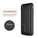 iPhone Xs Max Battery Case, ALLEASA 5000mAh Rechargeable Battery Removable Battery Case Magnetic Top-Cover Anti-Broken Case Compatible iPhone Xs Max 6.5 inch -Black