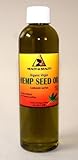 Hemp Seed Oil Unrefined Organic Virgin Carrier Cold Pressed Pure 4 oz