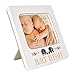 Twice Blessed Silver Toned 6 x 4 Ceramic Metal Glass Wall and Table Top Frame