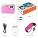 [Updated 2019 Model] AIMTOM 12MP Pink Kids Underwater Digital Waterproof Camera, Boys Girls Action Camcorder, 2” LCD Screen Children Birthday Learn Sports Cam Floating Wrist Strap Included