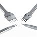 3mm Lacing Stitching Chisel Set Hole Punch Tool 1+2+4+6 Prong Diamond Hand Working Hole DIY