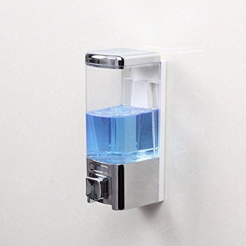 Restroom Plastic [manually] Soap Dispenser,Wall-mounting Type Liquid soap Bottle Household Bathroom Hotels Soap Dispenser Shampoo Bath Hand soap Distributor-A