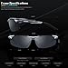 TOREGE Men's Sports Style Polarized Sunglasses Al-Mg Metal Frame Glasses M291(Gray)