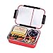 Bento Box 2 Compartments Stainless Steel Lunch Box for Adults and Kids, Portion Control Lunch Containers Leakproof, BPA Free - Watermelon Red