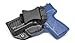 Concealment Express IWB KYDEX Holster: fits Kahr PM9 - Custom Fit - US Made - Inside Waistband - Adj. Cant/Retention (CF BLK, Right)