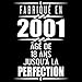 Fabriqué En 2001 Âgé de 18 ans Jusqu'à la Perfection: 18eme d'anniversaire Cadeau | Livre d'or 1 by 