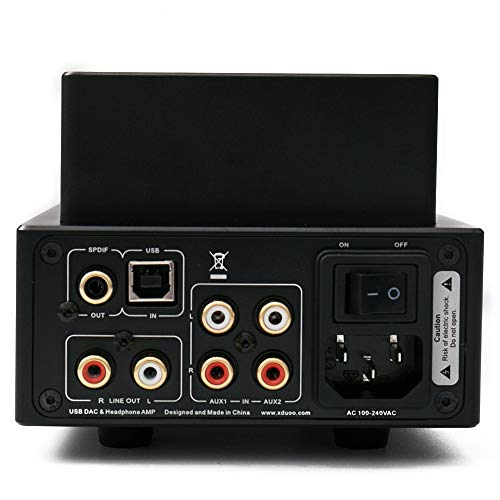 Xduoo TA10 AK4490 XMOS USB DSD DAC 12AU7 Tube Headphone Amplifier AUX