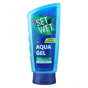 Set Wet Daily Use Hair Styling AQUA GEL For Soft and Set Hair,Triple Protein Complex, 200 ml